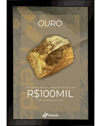 Placa Frendz 100 mil, Ouro