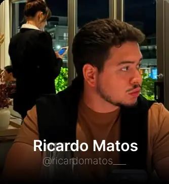 Ricardo Matos, @ricardomatos___