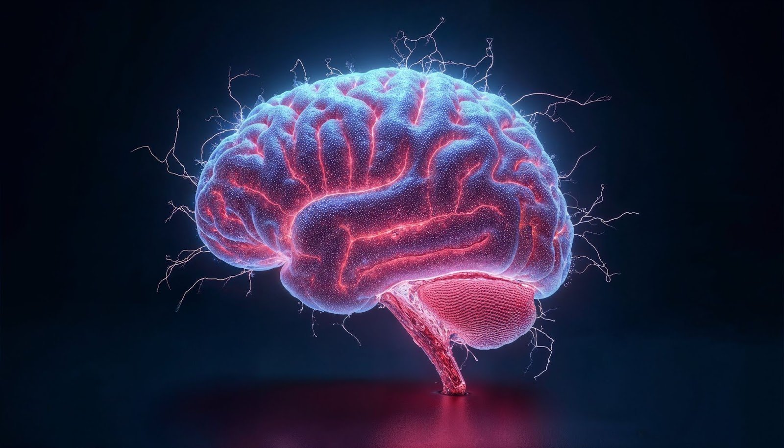 Ilustração de um cérebro humano com conexões elétricas destacadas, simbolizando os processos mentais envolvidos nas neurovendas e como a persuasão afeta a tomada de decisões do consumidor.